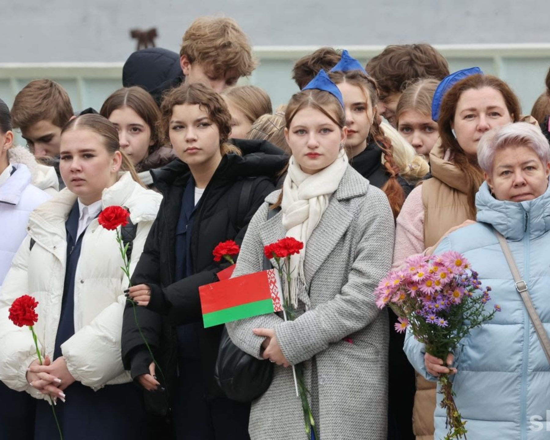 23-10-2025 Фото Андрея Сазонова. Могилев. Перезахоронение погибших в годы ВОВ.